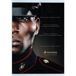 2007 US Marine Corps Marines Recruiter Recruiting Vintage Print Ad Wall Art